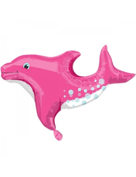 Globo Delfin Marino Rosa Street 71cm