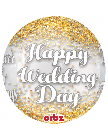 Globo Wedding Confetti Esfera 40cm