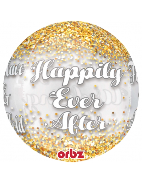 Globo Wedding Confetti Esfera 40cm