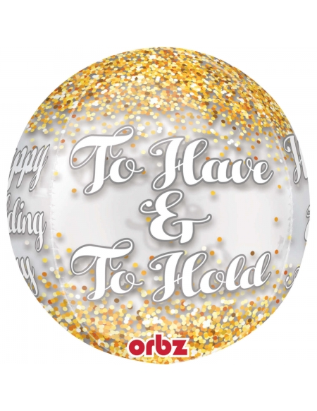 Globo Wedding Confetti Esfera 40cm