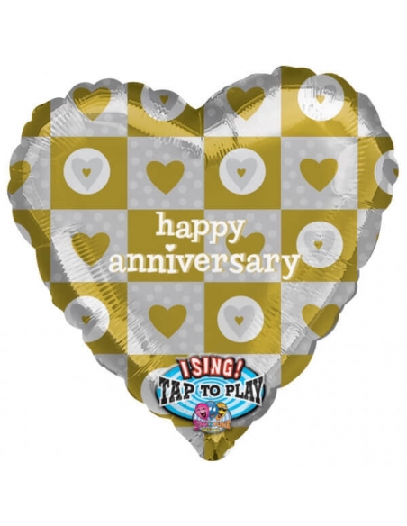 Globo Happy Anniversary Forma 74cm
