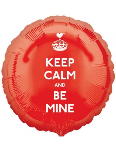 Globo Keep Calm And Be Mine Redondo 45cm