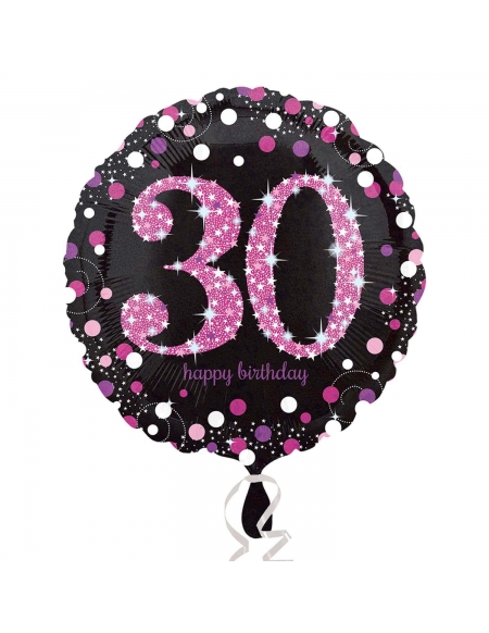 Globo Pink Celebration 30 Redondo 45cm