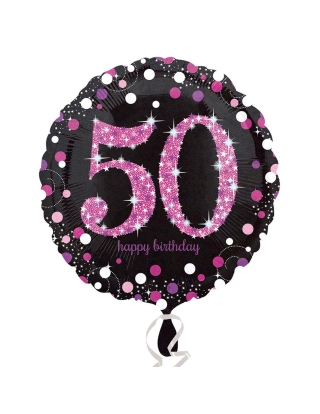 Globo Pink Celebration 50 Redondo 45cm