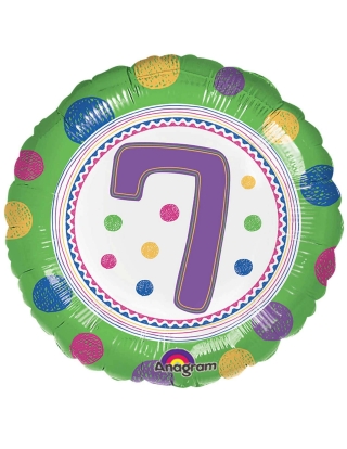 Globo Spoton Age 7 Redondo 45cm