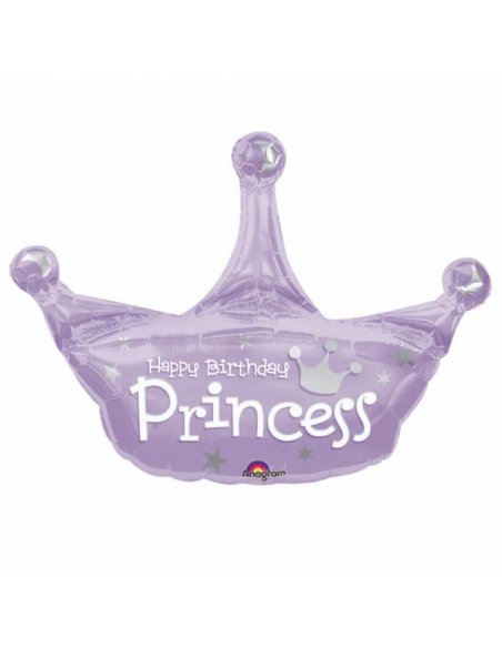 Globo Birthday Princess Crown Forma 86cm