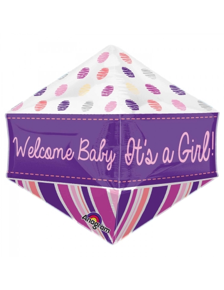 Globo Welcome Baby Girl Forma 38cm