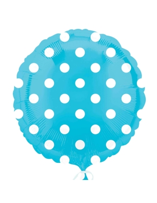 Globo Caribeen Blue Dots Redondo 45cm