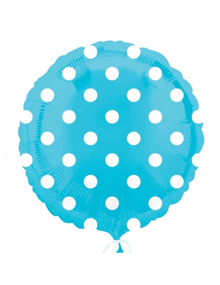 Globo Caribeen Blue Dots Redondo 45cm