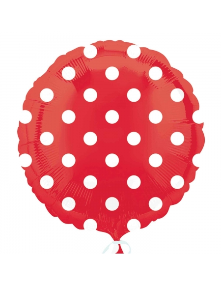 Globo Apple Red Dots Redondo 45cm