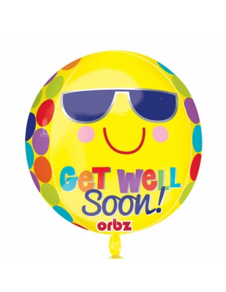 Globo Bright Sunny Get Well Soon Esfera 40cm