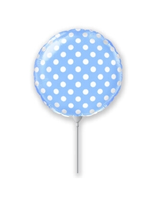 Globo Celeste Lunares Blancos Mini 22cm
