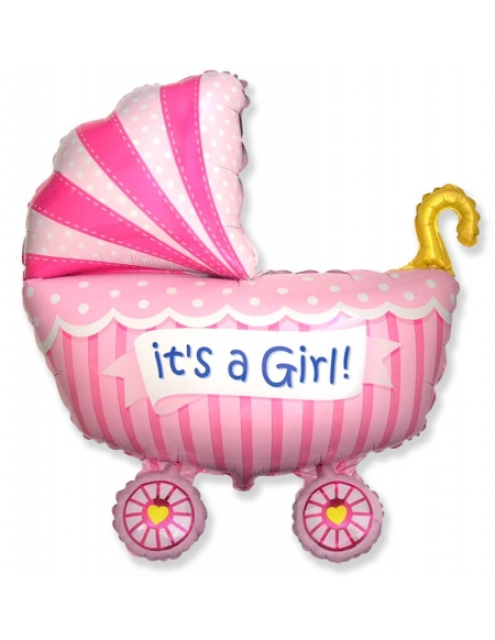 Globo Carrito Bebe Its a Girl Forma 89cm