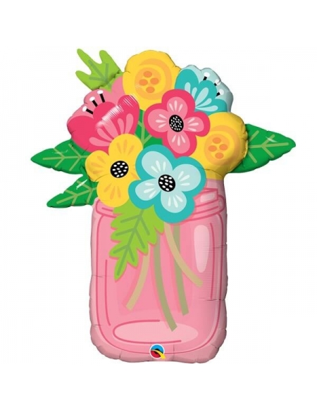 Globo Mason Jar Bouquet Forma 91cm