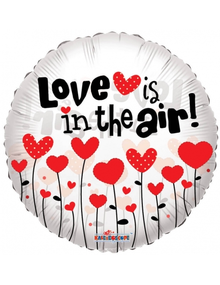 Globo Love Is In The Air Transparente Redondo 45cm