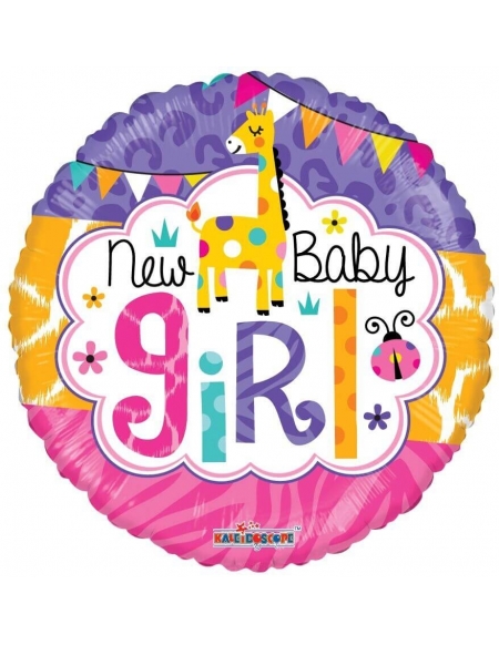 Globo New Baby Girl Jungle Redondo 45cm