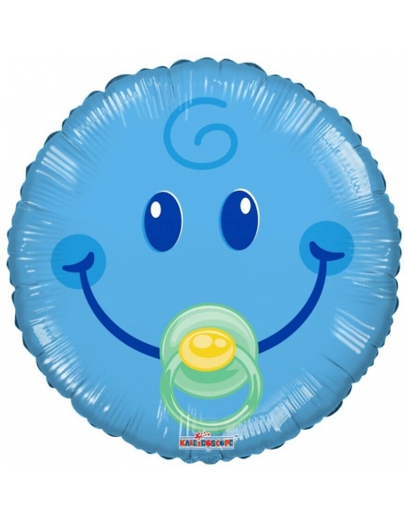 Globo Smiley Boy Redondo 45cm