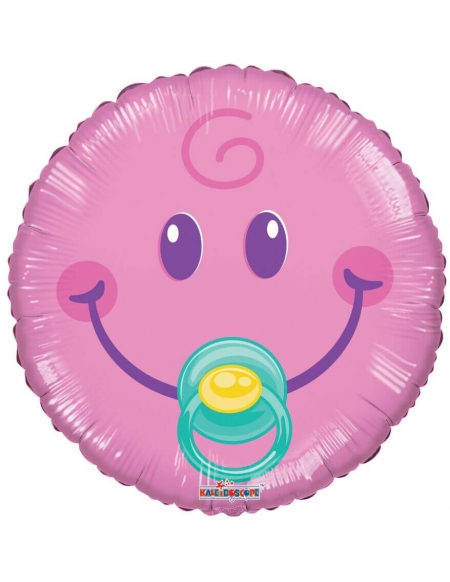 Globo Smiley Girl Redondo 45cm