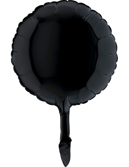 Globo Redondo 23cm Negro