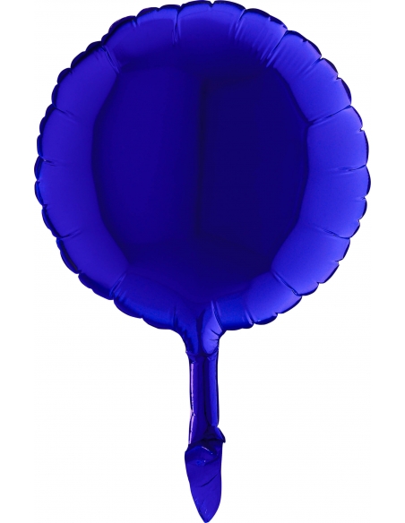 Globo Redondo 23cm Azul Marino