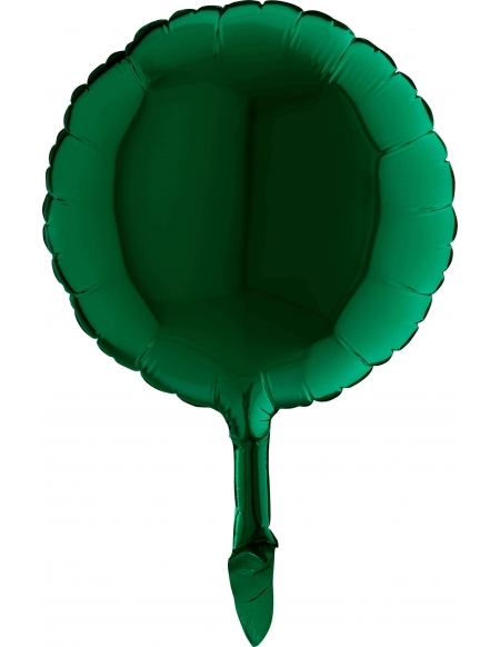 Globo Redondo 23cm Verde Oscuro