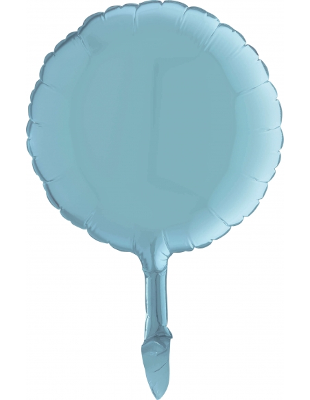 Globo Redondo 23cm Azul Baby