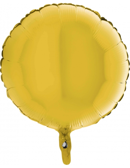 Globo Redondo 45cm Amarillo Pastel