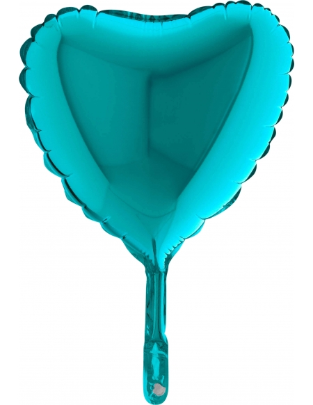 Globo Corazon 23cm Tiffany