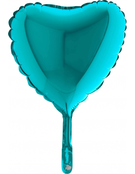 Globo Corazon 23cm Tiffany