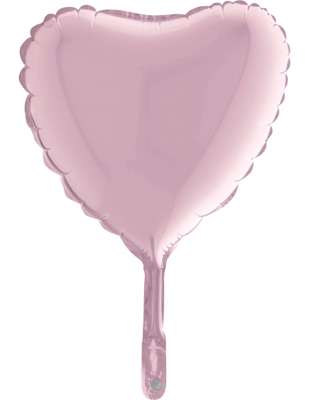 Globo Corazon 23cm Rosa Baby