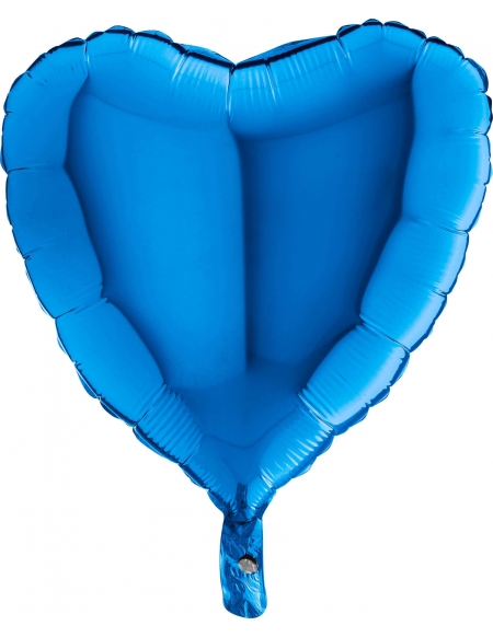 Globo Corazon 45cm Azul Royal