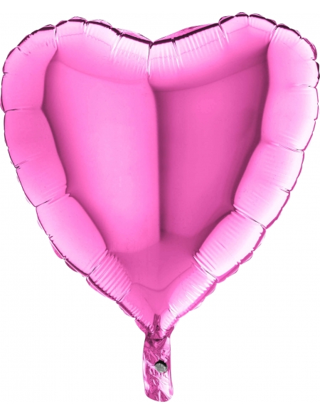 Globo Corazon 45cm Fucsia