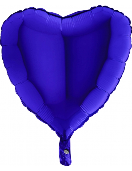 Globo Corazon 45cm Azul Marino