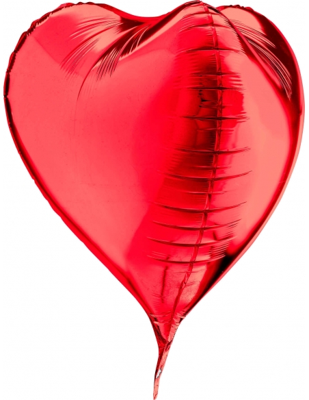 Globo Corazon 3D 58cm Rojo
