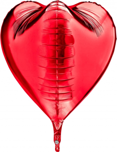 Globo Corazon 3D 58cm Rojo