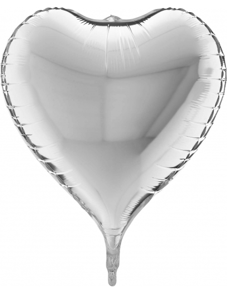 Globo Corazon 3D 58cm Plata