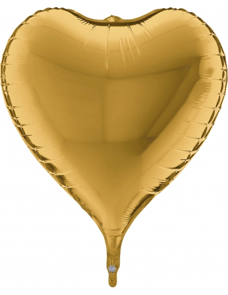 Globo Corazon 3D 58cm Oro Claro