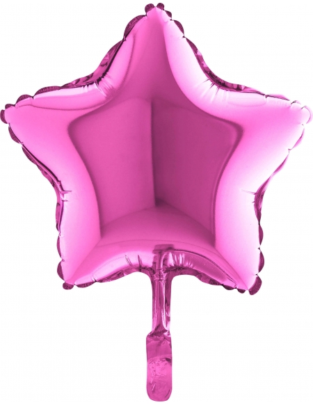 Globo Estrella 23cm Fucsia