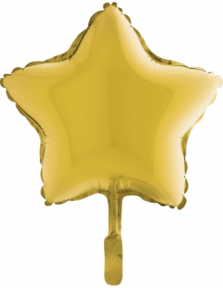 Globo Estrella 23cm Amarillo Pastel