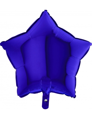 Globo Estrella 45cm Azul Marino