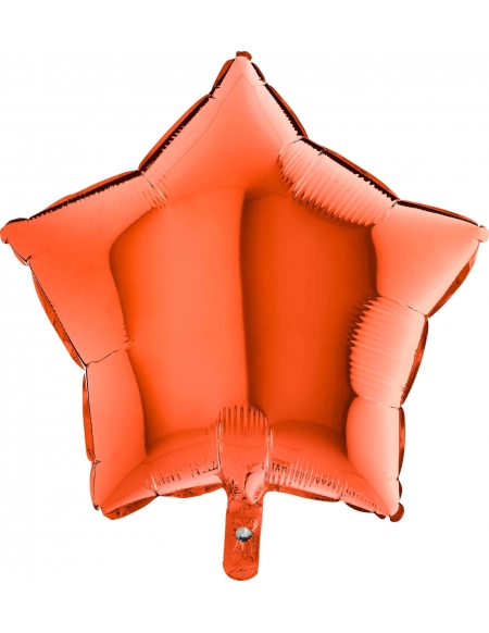 Globo Estrella 45cm Naranja