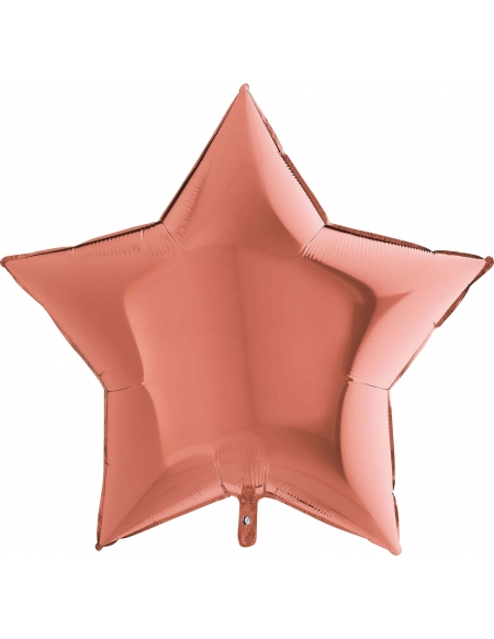 Globo Estrella 91cm Oro Rosa