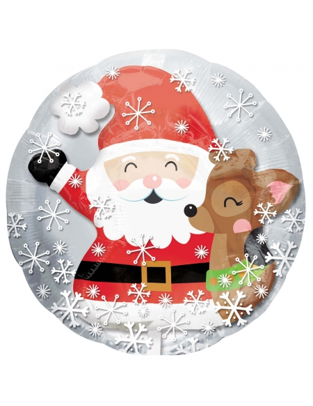 Globo Santa and Cute Deer Redondo Insiders 60cm