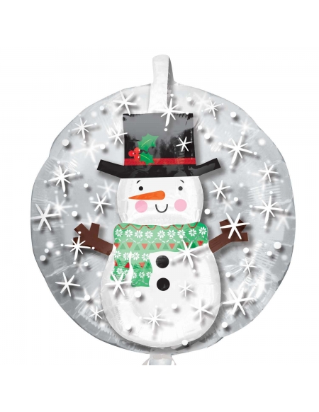 Globo Snowman Redondo Insiders 60cm