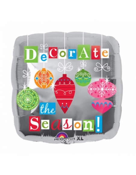 Globo Decorate the Season Cuadrado 45cm
