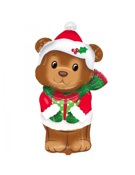 Globo Christmas Bear Forma 45cm