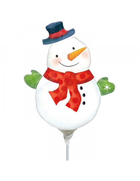 Globo Whimiscal Snowman Mini Forma 35cm