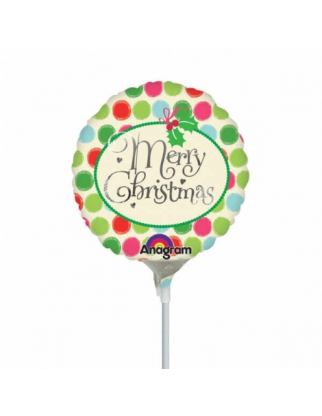 Globo Christmas Dots Mini 23cm