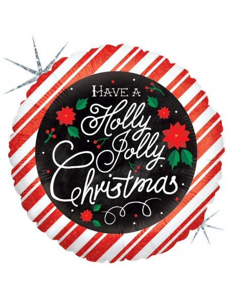 Globo Chalkboard Christmas Redondo 45cm