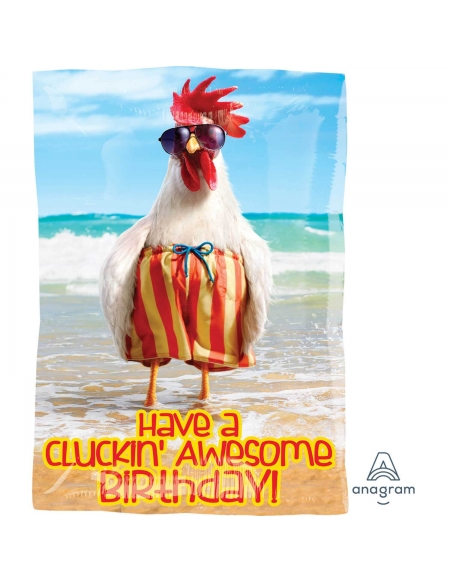 Globo Humor Cluckin Awesome Birthday Forma 45cm